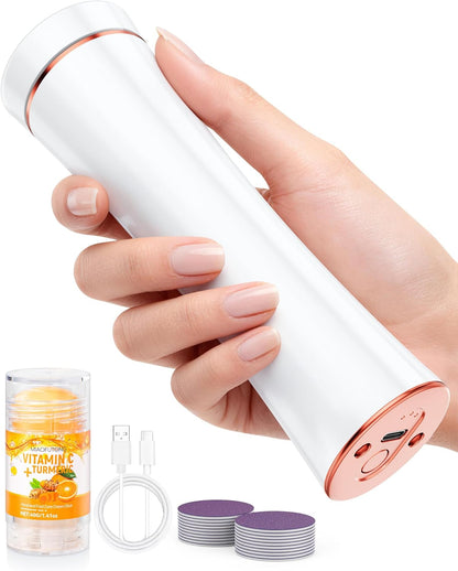 Electric Foot Callus Remover Rechargeable Foot File for Dead Skin | 3 Speeds Callus Remover for Feet, Waterproof Foot Care Pedicure Kit with Foot Cream, Ideal Gift for Men and Women