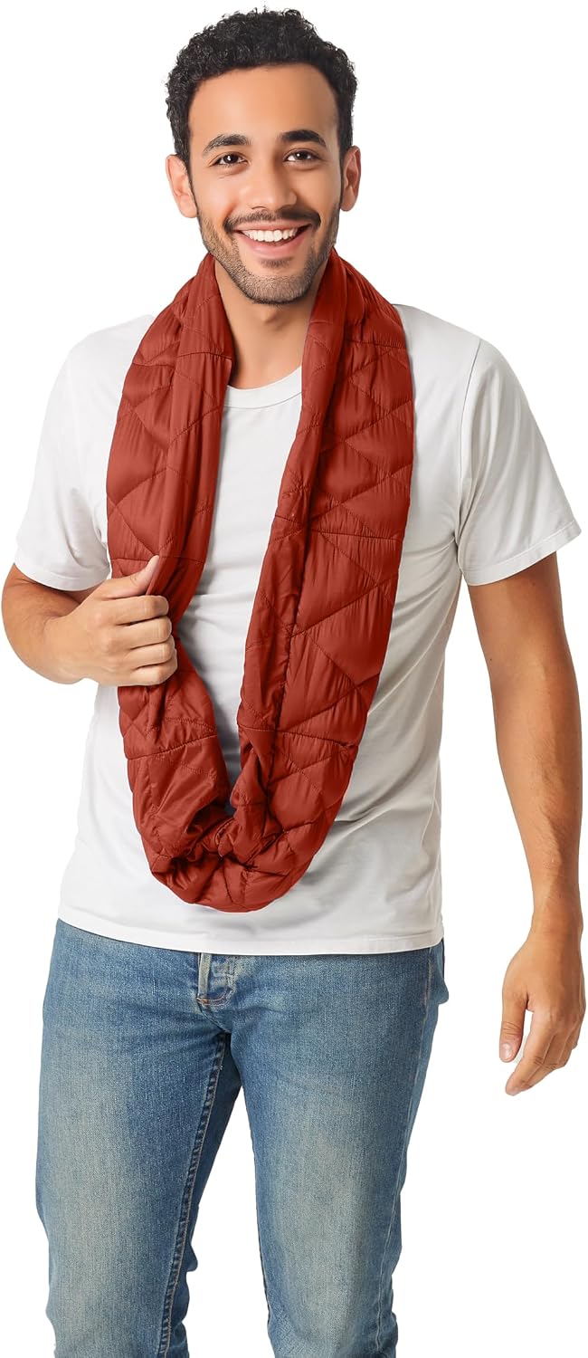 PYVOT Weighted Infinity Scarf, 3 lb Sensory Shoulder Wrap for Everyday Comfort