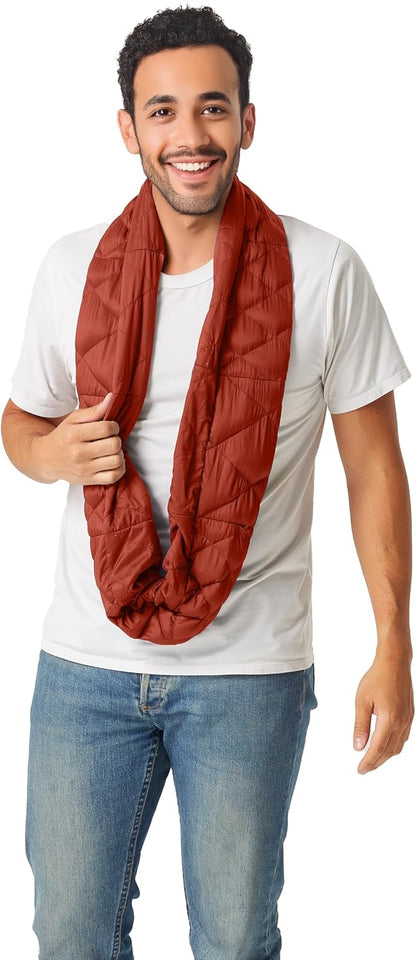PYVOT Weighted Infinity Scarf, 3 lb Sensory Shoulder Wrap for Everyday Comfort