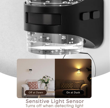 Briignite Night Light, Night Lights Plug into Wall, Soft White LED Nightlight for Kids, Adjustable Brightness 0-100LM, Dusk to Dawn Sensor, Soft Light for Bedroom, Hallway, Nursery, 2 Pack