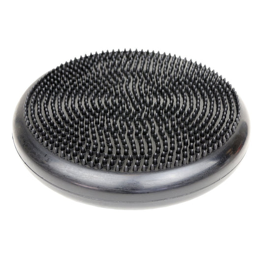 Cando-30-1870 CanDo Inflatable Balance Disc for Balance Training, Proprioception, Strengthening Lower Extremities, Posture, Back Pain, Stress Relief, Restlessness and Anxiety. Black, 14” Diameter