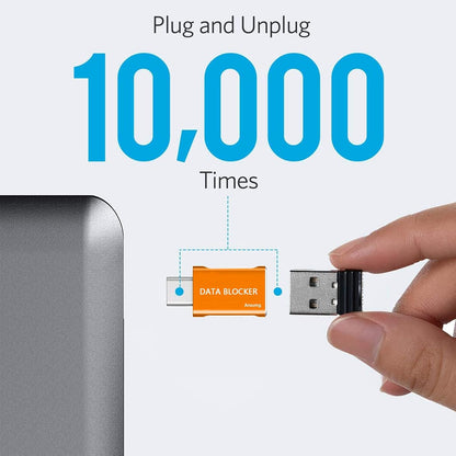 USB Data Blocker USB C Data Blocker for iphone15 16 17—Charge-Only