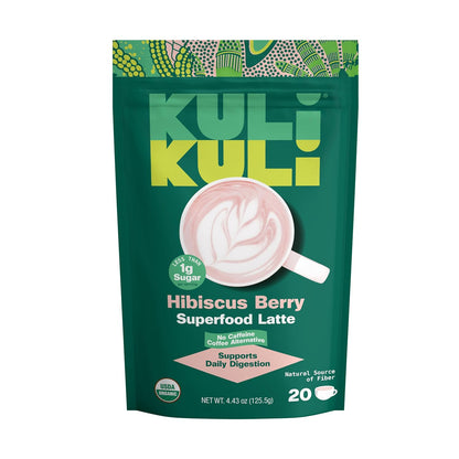 Kuli Kuli Organic Moringa Powder Matcha Green Tea Latte - Lion's Mane