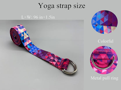 Aozora Yoga Wheel 13" with Most Detailed Book Step by Step Guide on How to Do 30+ Poses! Perfect for Stretching and Improving Backbends