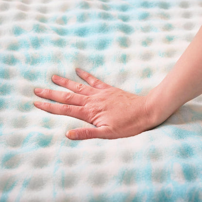 Linenspa Memory Foam Mattress Topper, Queen Size - 2 Inch Gel Infused Memory Foam - Plush Feel - Cooling and Pressure Relieving - CertiPUR Certified