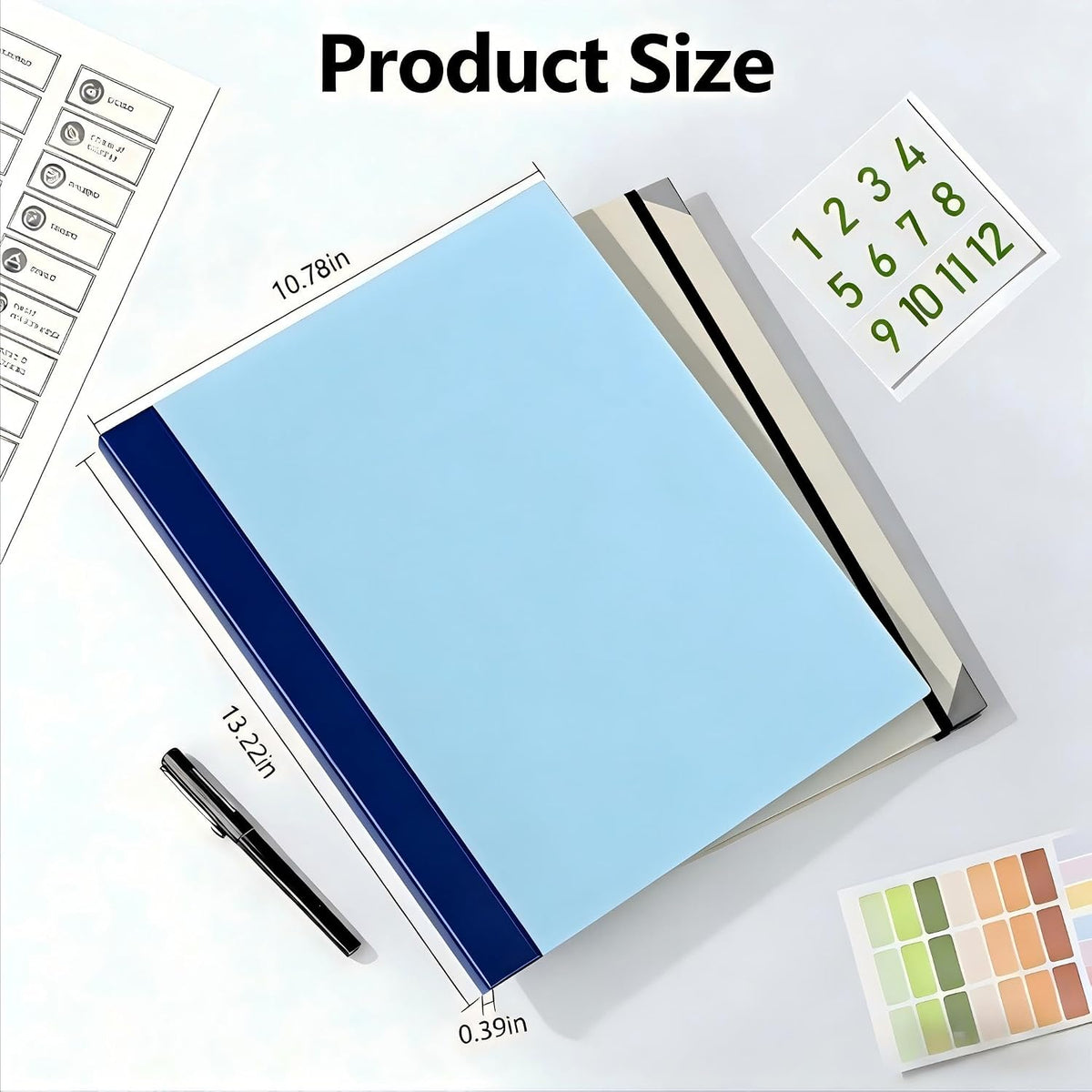 GANGZI The Life Book Document Organizer Binder (Pink)