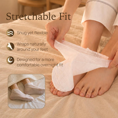Epielle Hydrating Foot Mask 6 Pairs, Relieve and Soften with Shea Butter & Jojoba Oil, Deep Moisturizing Socks for Dry, Cracked Feet, Self Care Gifts for Women, Spa Kit