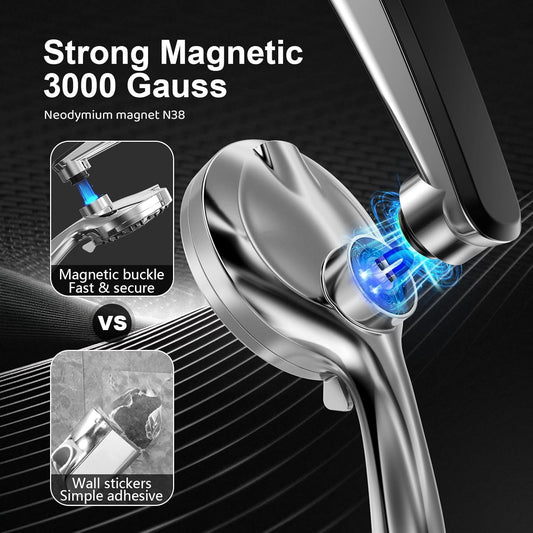 12-Inch High Pressure Rain Shower Head with Handheld Spray Combo, Magnetic