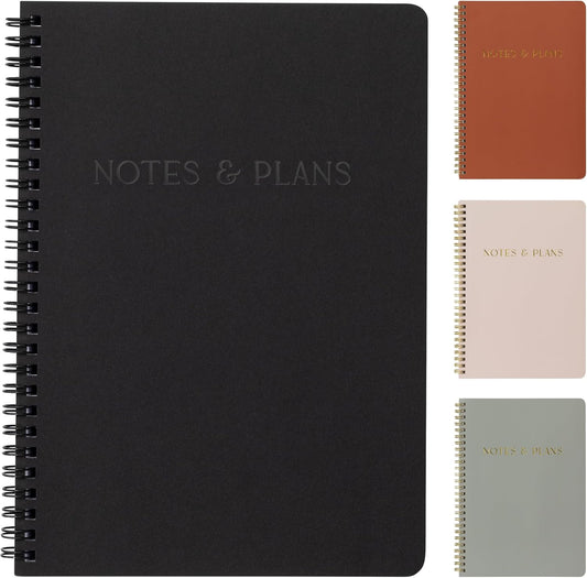 Beautiful Daily Planner And Notebook With Hourly Schedule - Aesthetic Spiral To do List Notepad to Easily Organize Your Tasks And Appointments - Stylish Book And School Or Office Supplies For Women