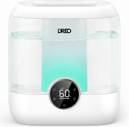 DREO 6L Humidifiers for Bedroom, 60H Runtime, 28 dB Quiet, HM524