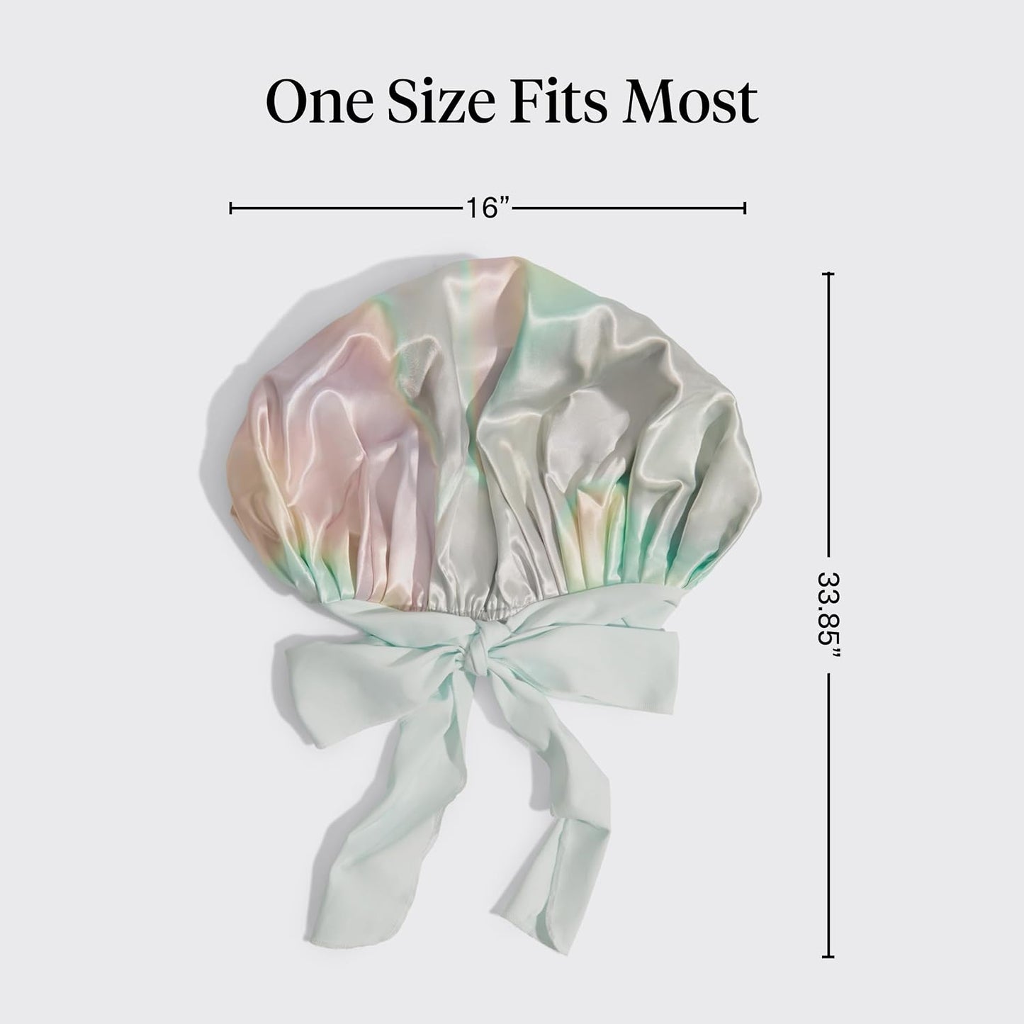 Kitsch XL Satin Bonnet for Sleeping - Softer Than Silk Bonnet For Sleeping Women - Secure Fit, Adjustable, Night Cap For Curly & Textured Hair - Prevents Breakage, Tangles & Thinning - Blush
