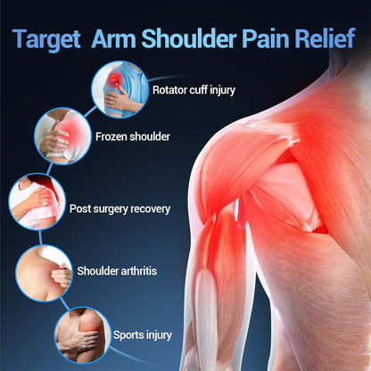 Comfytemp Shoulder Ice Pack Wrap Shoulder Brace Compression Sleeve for Shoulders Pain Relief, 2 Gel Ice Packs for Injuries Reusable, Cold Therapy for Rotator Cuff Recovery, Fathers Day Dad Gifts Men