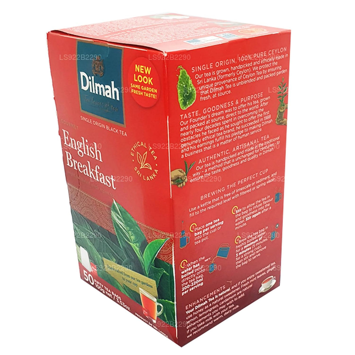 Dilmah® English Breakfast Tea (100g) 50 Tea Bags