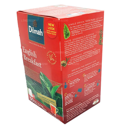 Dilmah® English Breakfast Tea (100g) 50 Tea Bags