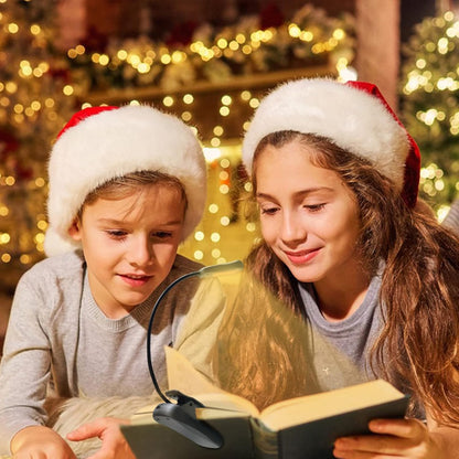 Vekkia Rechargeable Book Light for Reading in Bed, 3 Color x 3 Brightness, Lightweight Reading Light, Up to 70 Hours Lighting, Great for Readers, Travel (Blue)
