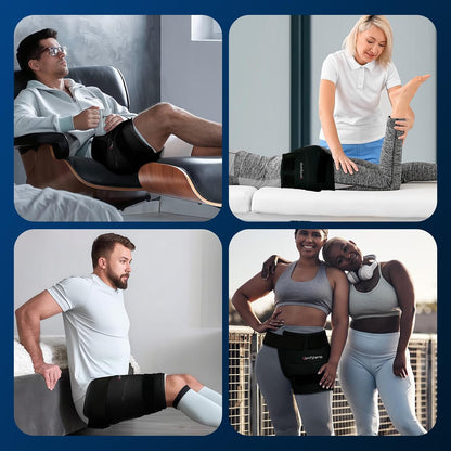 Comfytemp Hip Ice Pack Wrap for Sciatica Pain Relief, Hip Replacement Kit After Surgery, Reusable Gel Ice Pack for Injuries, Hot Cold Compress Recovery Items Physical Therapy for Men Women (L/XL/2XL)