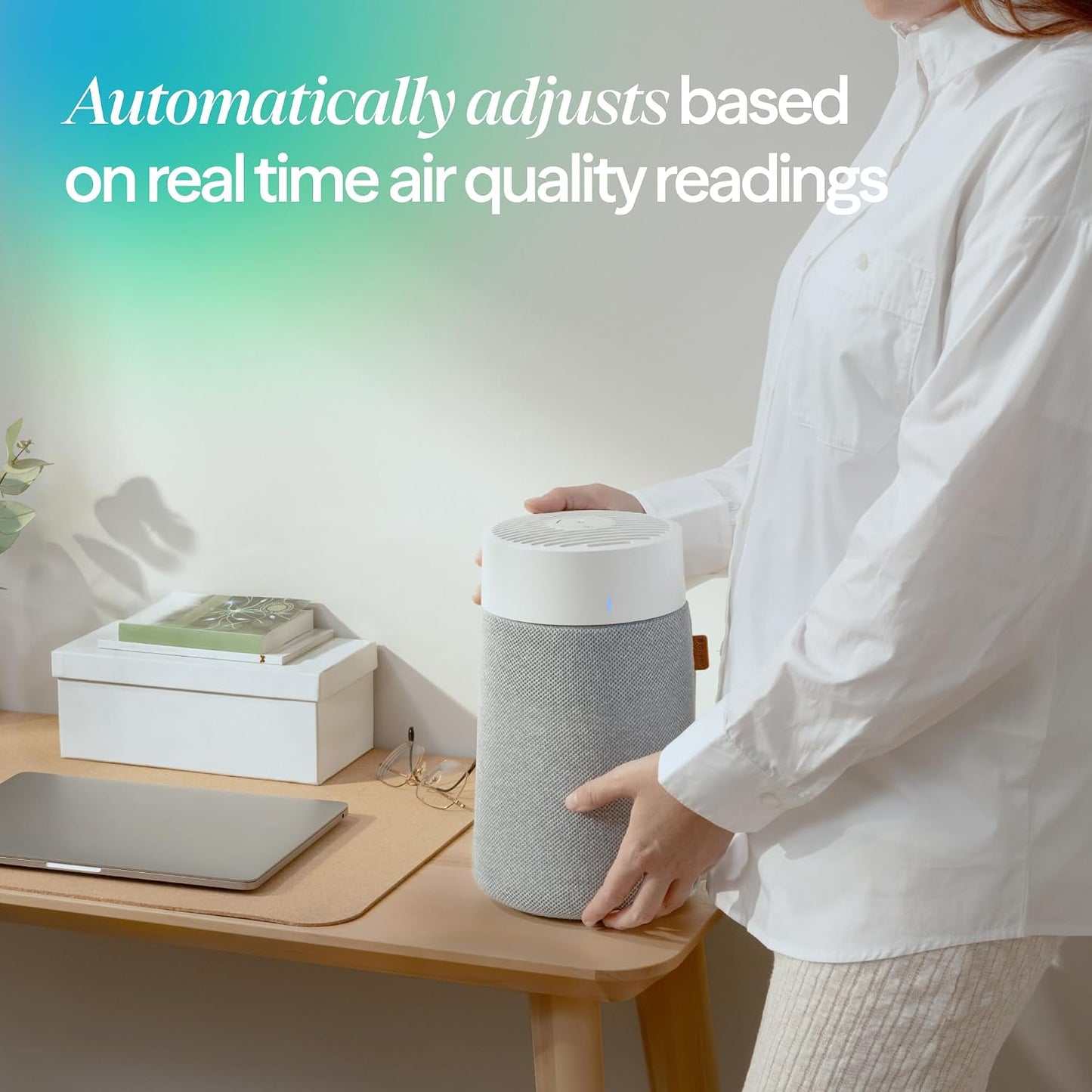BLUEAIR Air Purifier for Home HEPA Air Purifiers for Pets, Allergies, Dust, Nursery, Office HEPASilent Techonolgy Air Cleaner for Small Rooms 432 sq ft coverage - Blue Pure 511