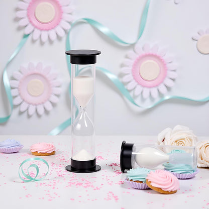 2Pcs New Mini Hourglass Sand Timer - 1 Minute (60 Seconds) Sandglass Clock | Compact Sand Timer for Games, Workouts & Time Management | Portable Timekeeping Tool
