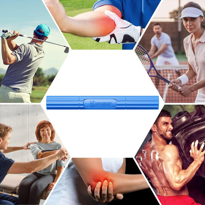 FitBeast Flex Therapy Bar, Tennis Elbow Therapy Bar - Ideal for Relieve Tendonitis Pain & Improve Grip Strength, Fitness Resistance Bar for Golfers Elbow & Tendinitis, Twist Bar for Physical Therapy