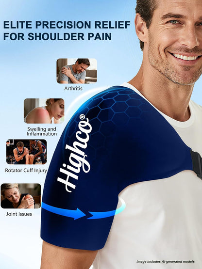 Shoulder Ice Pack Wrap for Rotator Cuff and Arm,Cold Compression for Relief