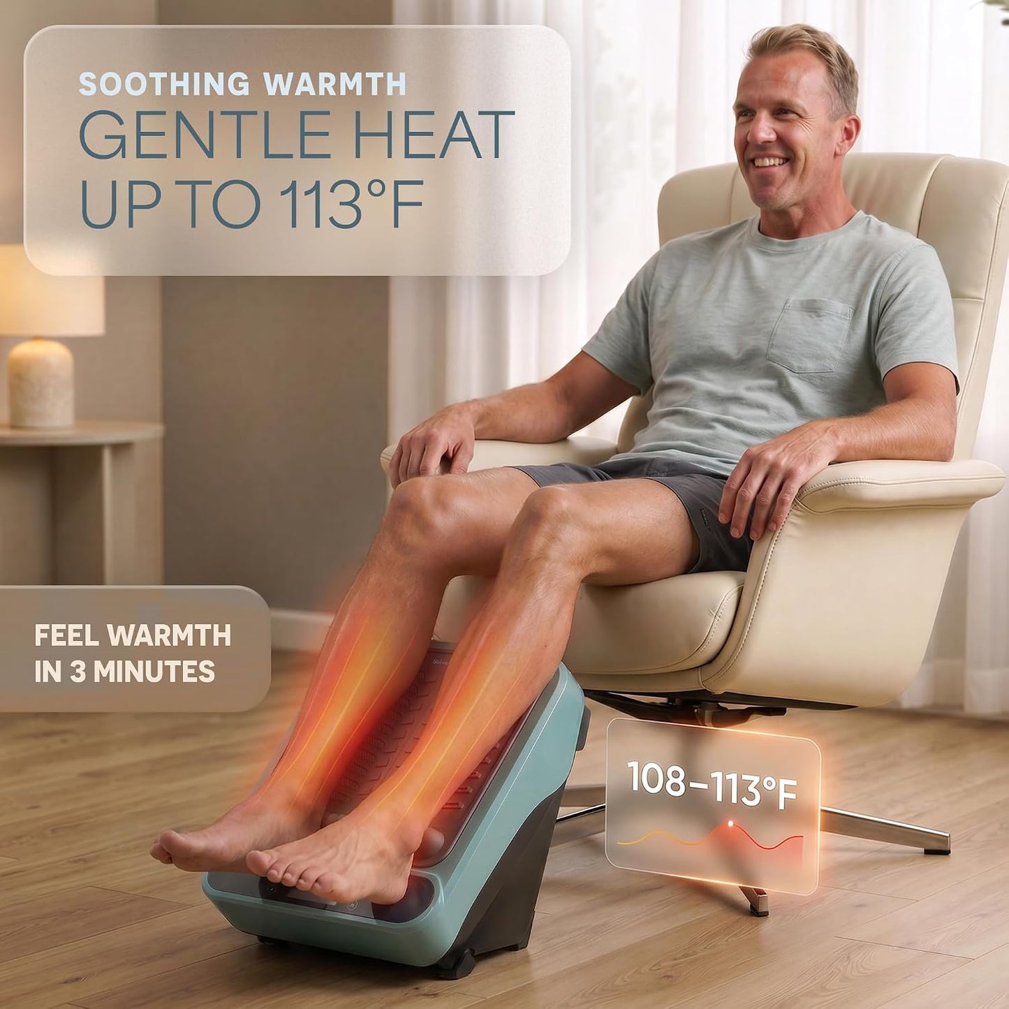 LifePro VibraFlow Feet Massager Electric Comfort & Circulation Support