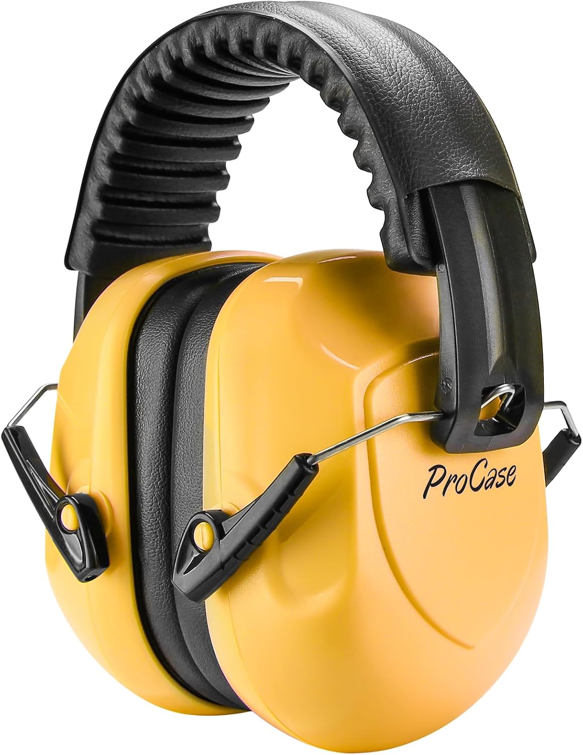 ProCase NRR 28dB Noise Reduction Ear Muffs, Foldable Adjustable Passive Noise Cancelling Headphones for Adults Kids Autism, Hearing Protection for Shooting, Construction, Mowing, Studying -Black - Colors A