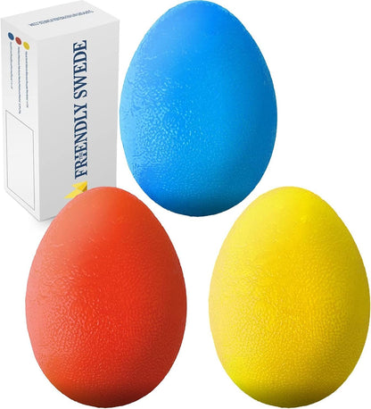 The Friendly Swede Stress Balls for Adults, Different Resistance Levels