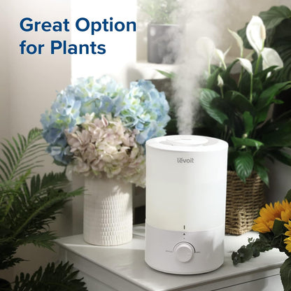 Levoit Humidifiers for Bedroom, Smart Warm and Cool Mist, Symptom Relief