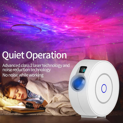 CHIGIH Galaxy Projector, LED Starry Sky Nebula Night Light Star Projector