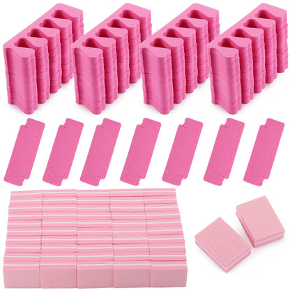 48pcs Sponge Toe Separators Pedicure Set for Nail Polish- Premium Nail Art Painting and Polishing Tool Kit, 4 Funy Color