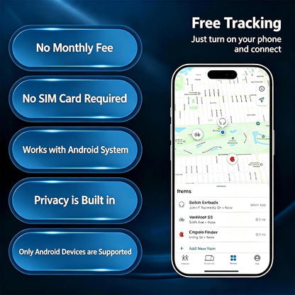 2-Pack Car GPS Tracker, No Monthly Fees, Hidden Vehicle Tracker