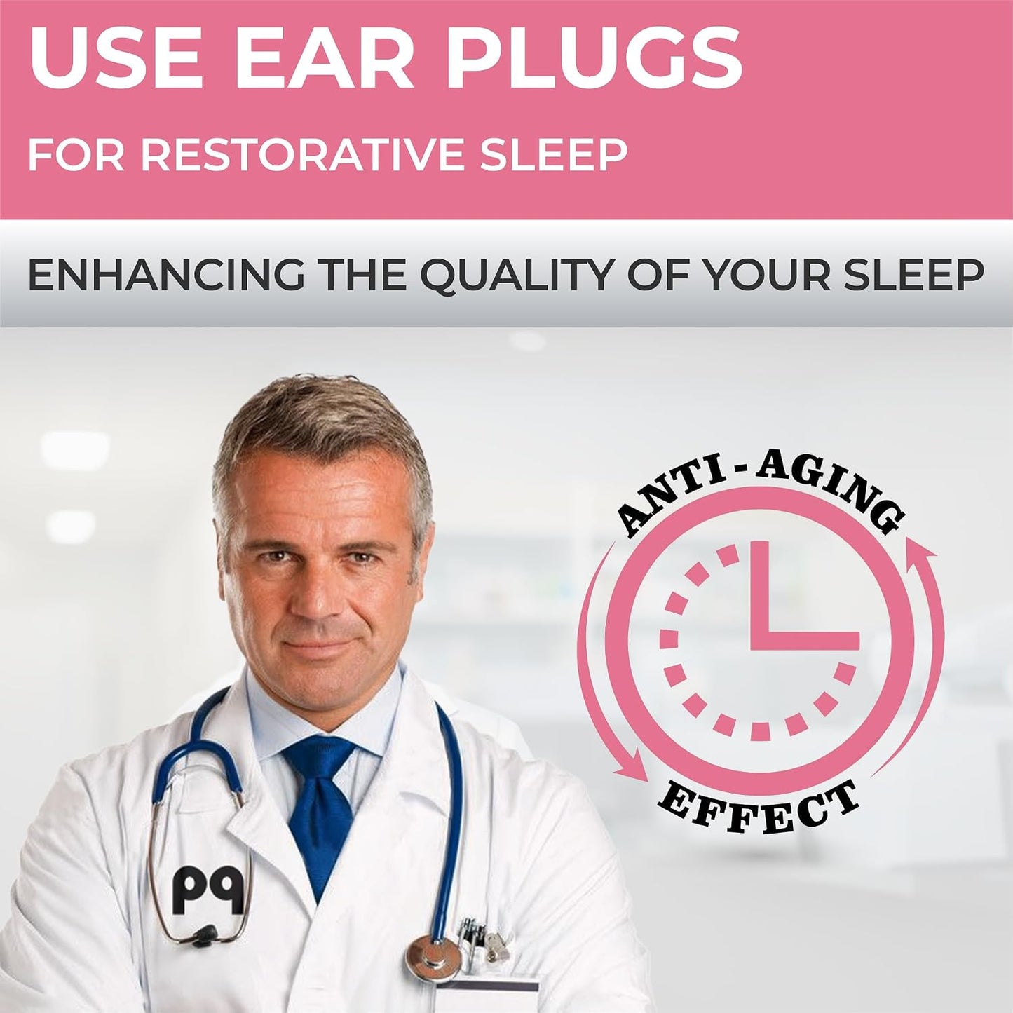 Peace&Quiet | PQ Wax Ear Plugs for Sleeping, Swimming - Soft Noise Cancelling Silicone Gel Wax Earplugs for Sleep and Swimmers, Sound Blocking Level of 32 Db, Color: Blue