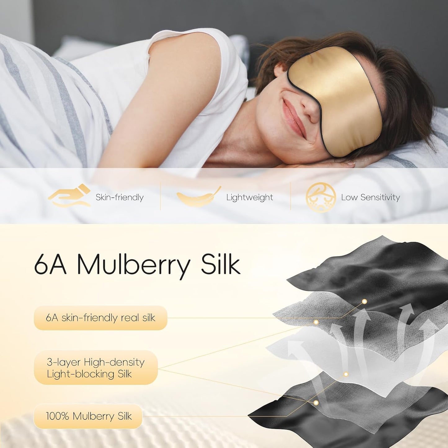 Heated Eye Mask (2-Packs), Moist Warm Compress Microwave with Flaxseed Cassia Seed, Weighted Eye Mask for Sleeping, Dry Eyes, Stye Eye Treatment, Relief Eye Fatigue (Black&Grey)