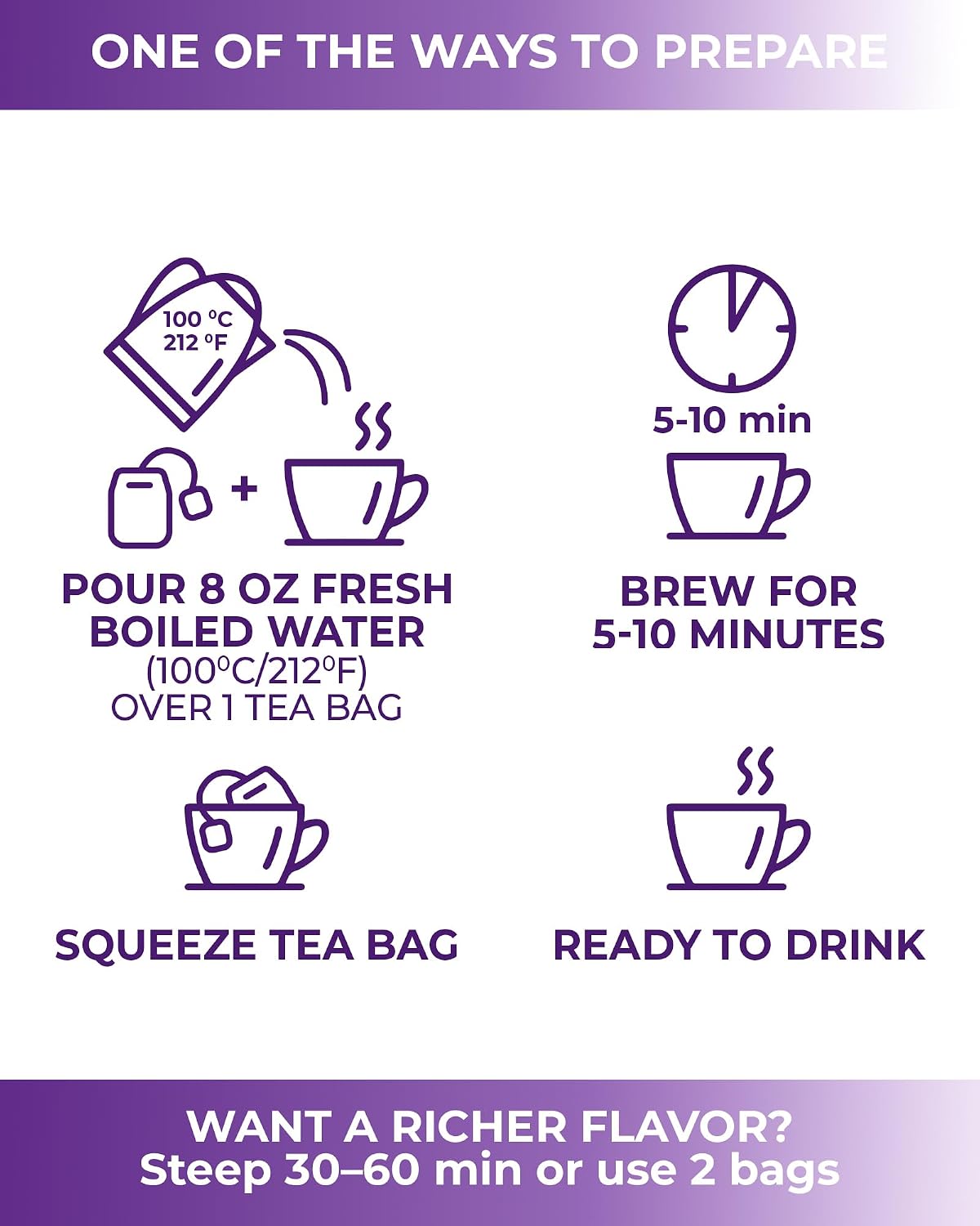 40 Bags Lavender Herb Lavender Buds Herbal Tea (Lavandula Angustifolia) - 40 Count 1.5g Bags Flowers Dried Tea Flores De Lavanda