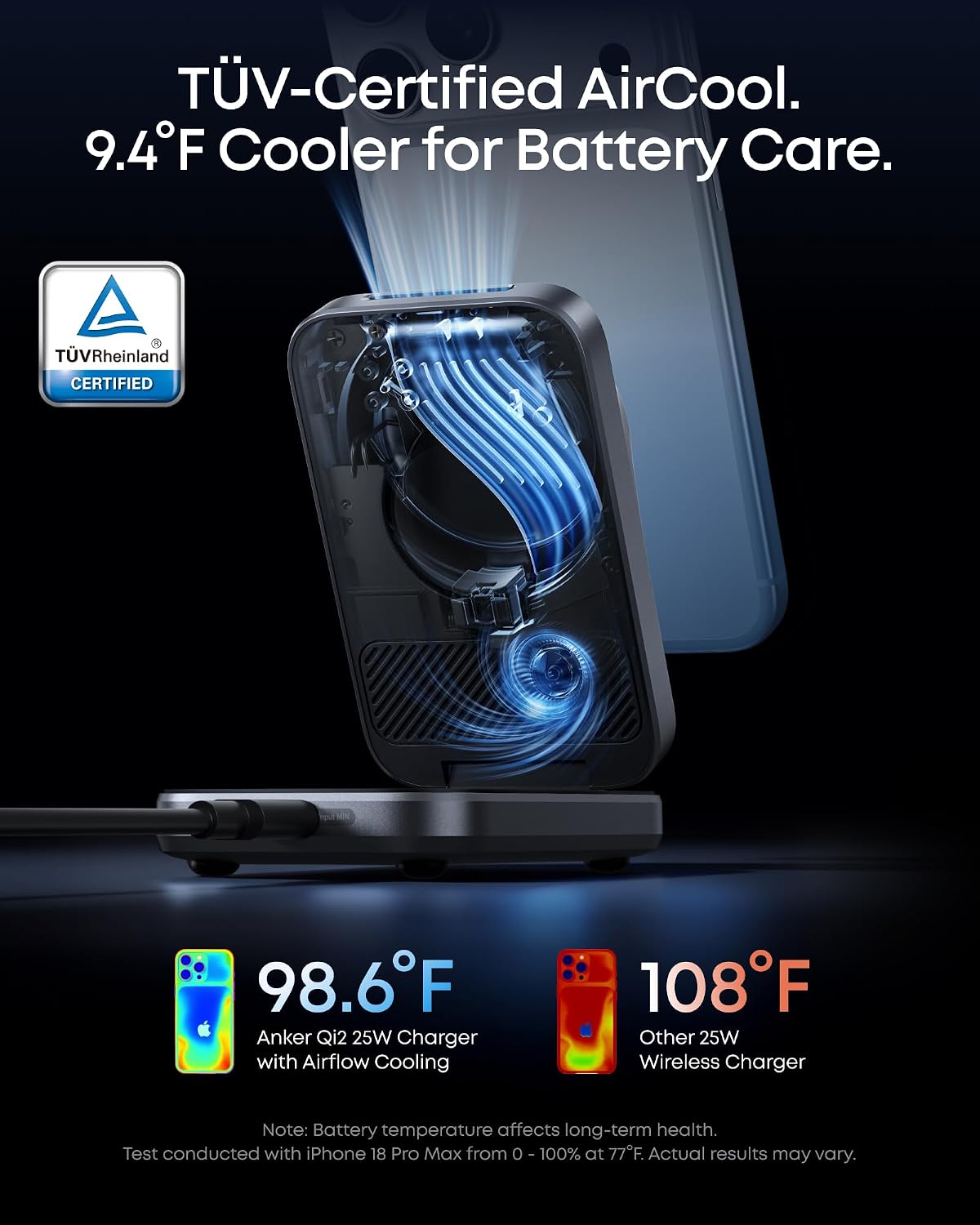 Anker Prime 25W Qi2.2-Certified Palm-Sized 3-in-1 Foldable MagSafe Charger