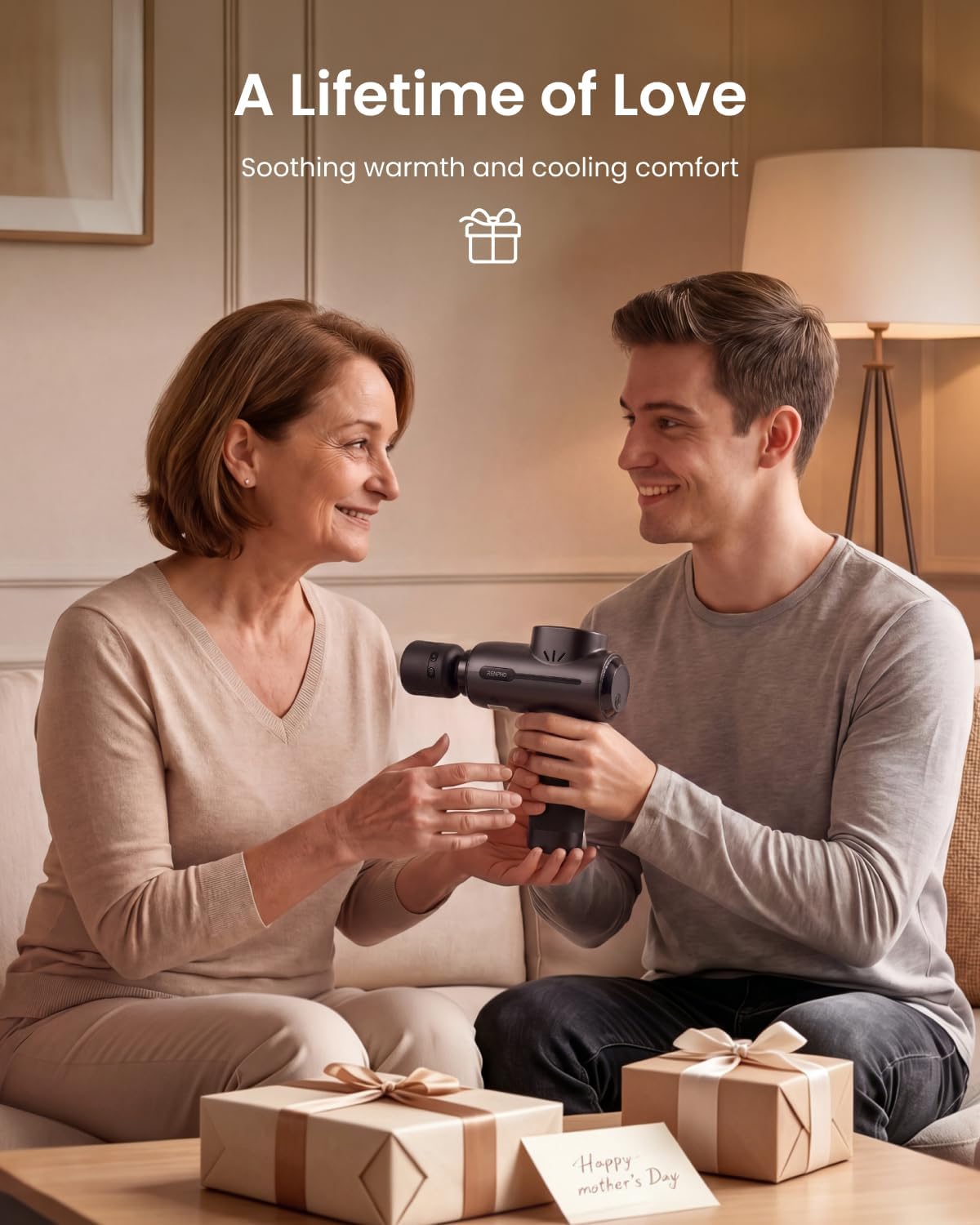 RENPHO Active+ Massage Gun, App-Controlled Guided Courses, Bluetooth