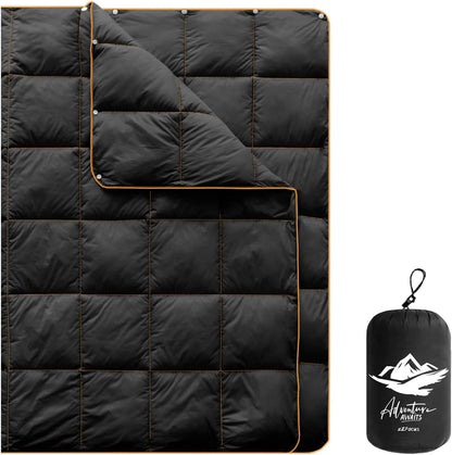 Mini Camping Blanket Lightweight Puffy Camp Blanket