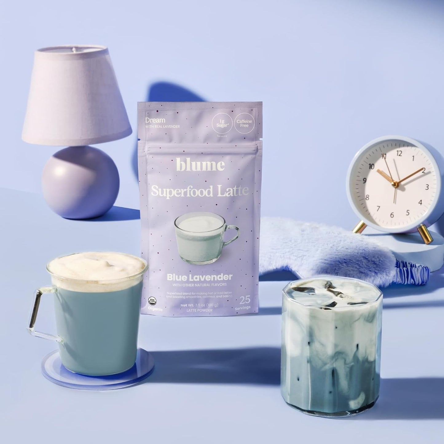 Blume Superfoods Latte - Matcha Powder with Coconut, Natural Caffeine, L-Theanine, All Day Energy & Focus, Sugar-Free, Moringa, Vegan, Organic Matcha Latte from Shizuoka Japan, Green Tea - 25 Servings