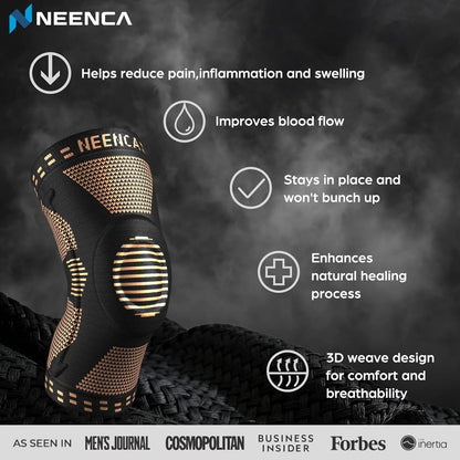 NEENCA Professional Knee Brace, Medical Knee Support for Women & Men Relief