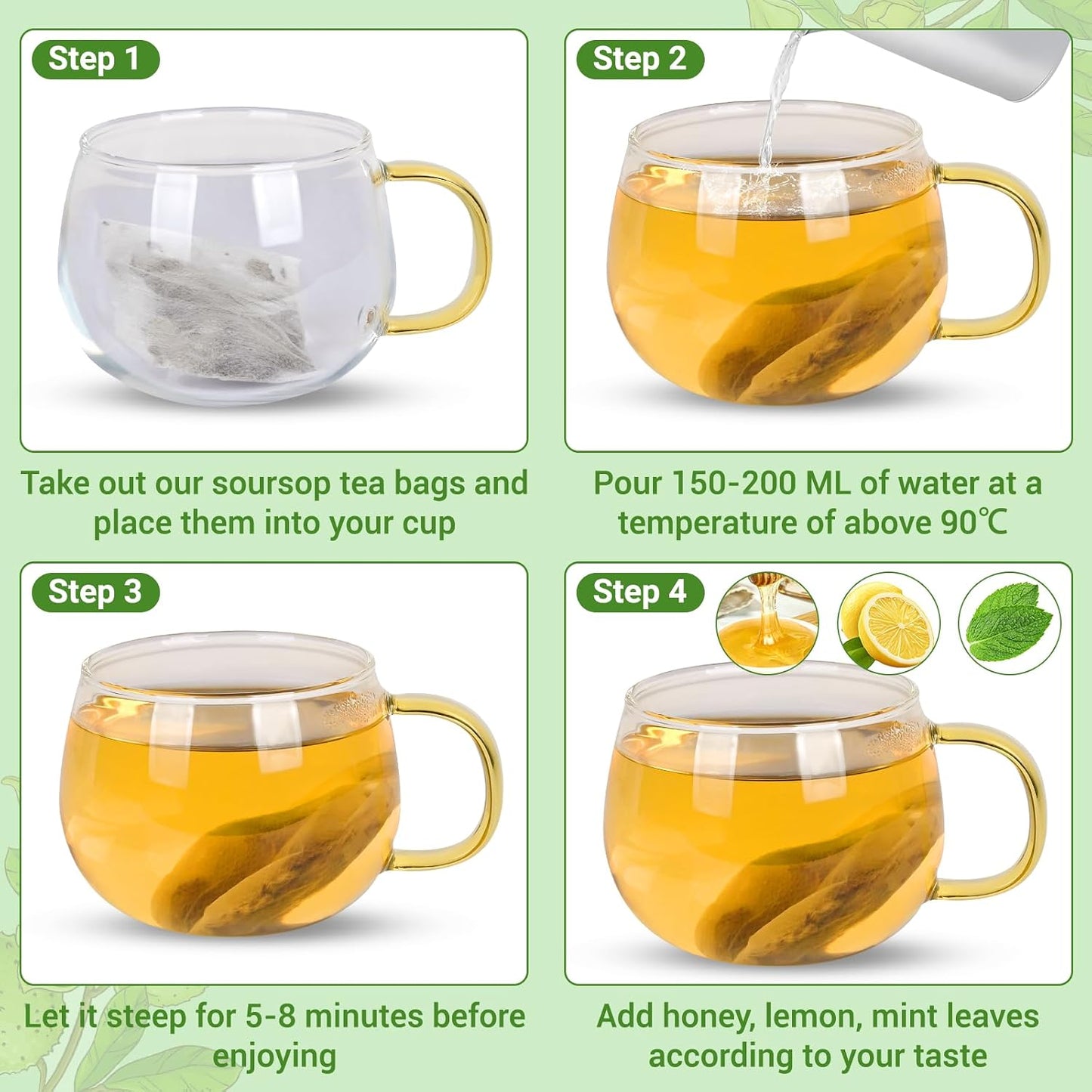 Dandelion Leaf and Root Tea Bag, Natural Dandelion Roasted Herbal Detox Teabag for Liver & Kidney Health, Support Digestion Dandelion Root Tea, Caffeine Free, No Additives（50 Teabags)