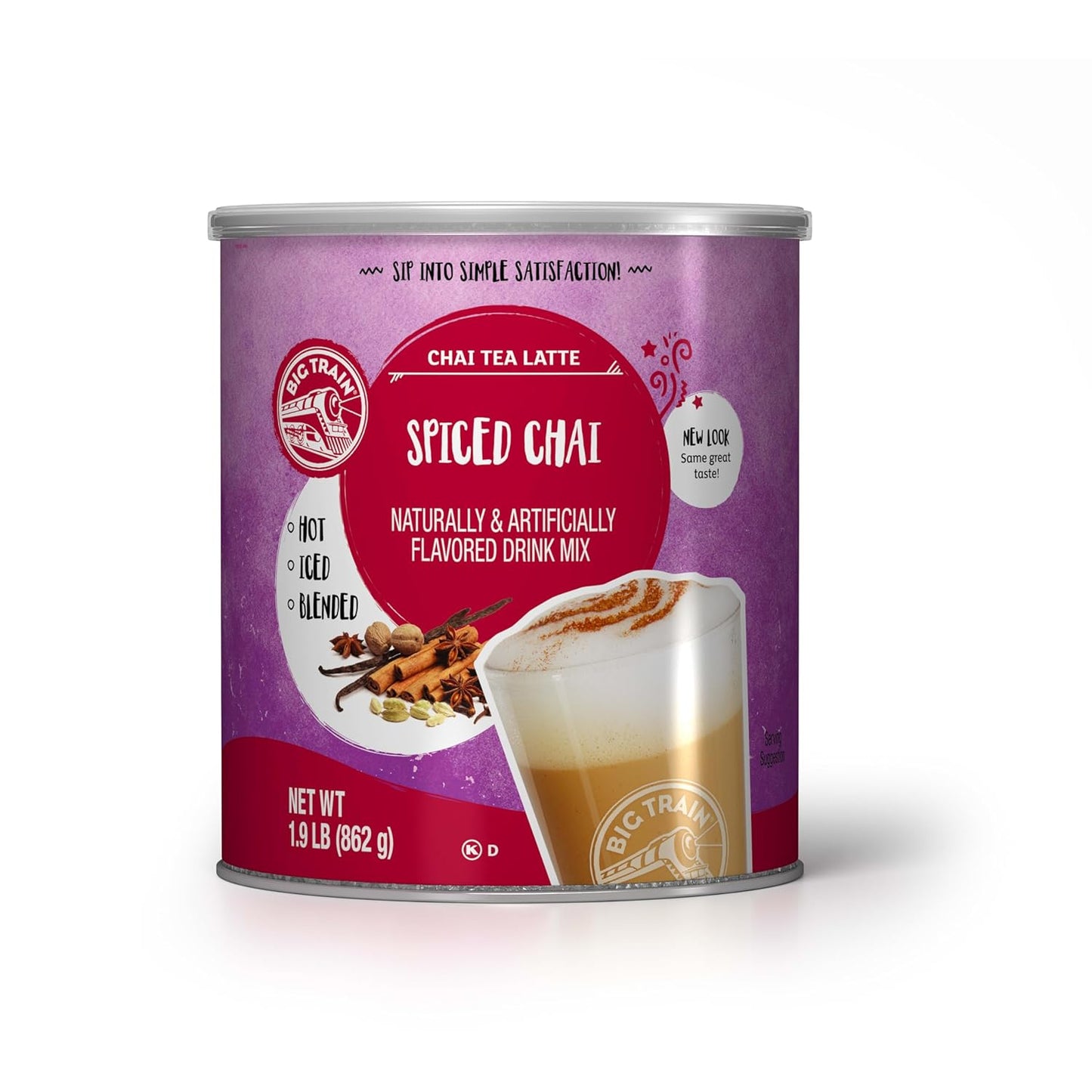 Big Train Vanilla Bean Blended Crème Beverage Mix, 3.5 Pound (Pack of 1) - Colors B