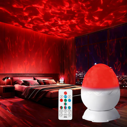 Red Light Night Light, 2-in-1 Sleep Aid Red Light for Bedroom