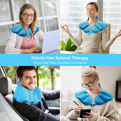 Shoulder Ice Pack Rotator Cuff Cold Therapy Wraps, Reusable Shoulder Arm Gel Pack Hot Cold Compress Pain Relief for Injuries, Recovery After Surgery, Tendonitis, Shoulder Wrap for Left Right Shoulder