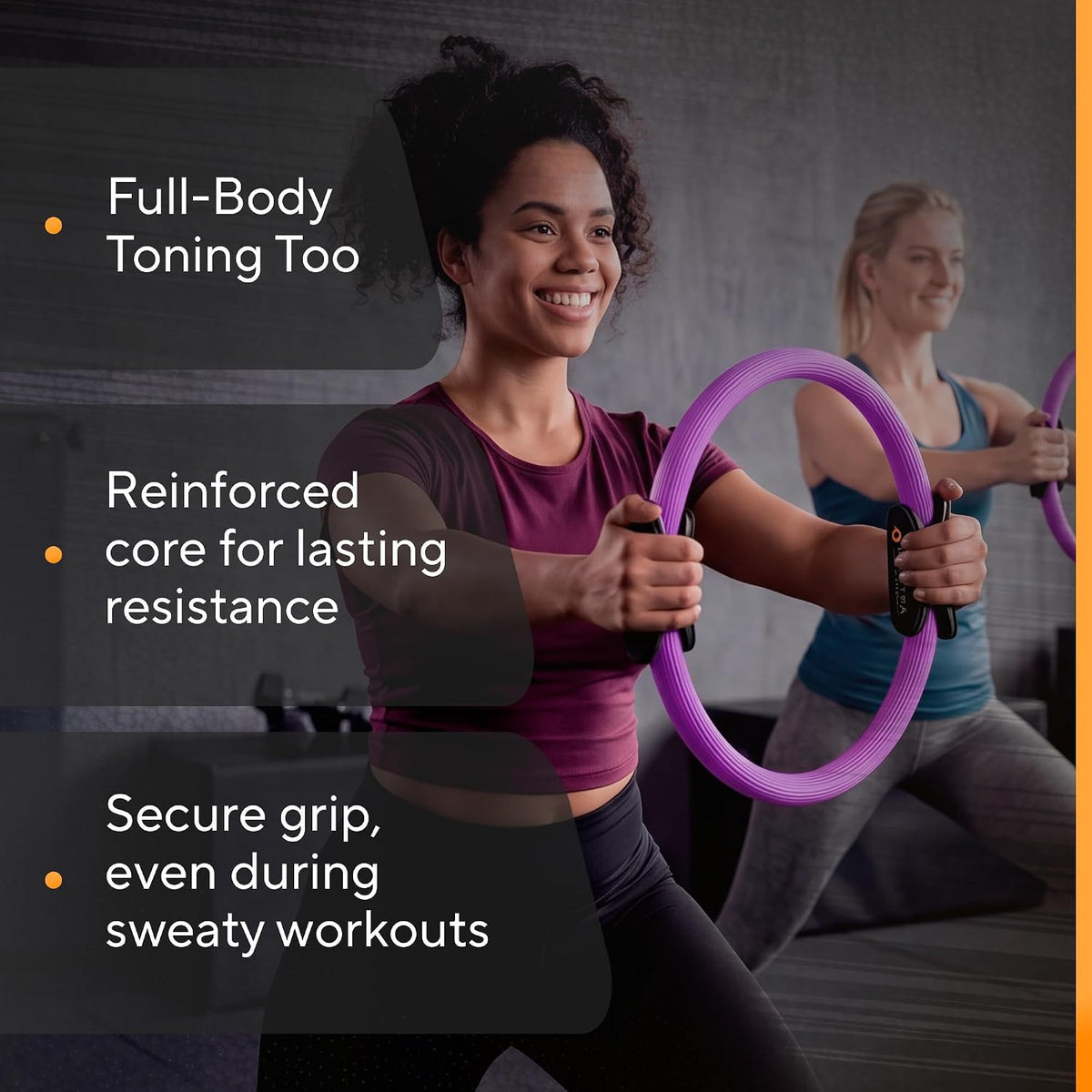 Pilates Ring Circle, Magic Circle Pilates Ring, Inner Thigh Exercise Equipment, Fitness Rings for Women, Thigh Master Inner Thigh Exerciser, Yoga Ring Pilates Equipment for Home Workouts