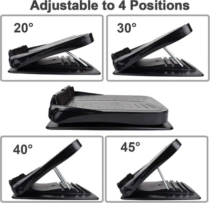 Slant Board, Calf Stretcher Ankle and Foot Incline Board for Stretching Tight Calves or Plantar Fasciitis Adjustable 4 Level (330 lb Capacity), Strength Training Equipment Leg Machines