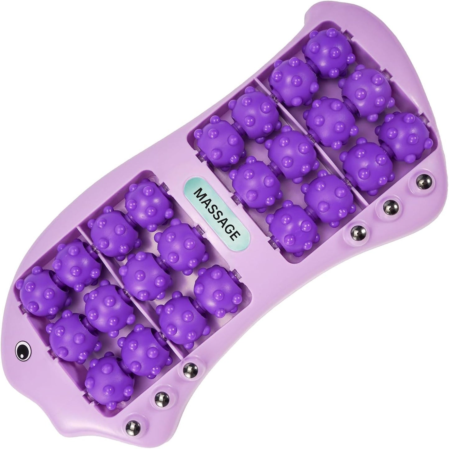 Foot Roller Massager for Plantar Fasciitis Pain Relief, Large Size Under Desk Feet Massage, Manual Acupressure Tool, Eases Pain & Cold Feet, Boosts Circulation, Split Portable & Washable