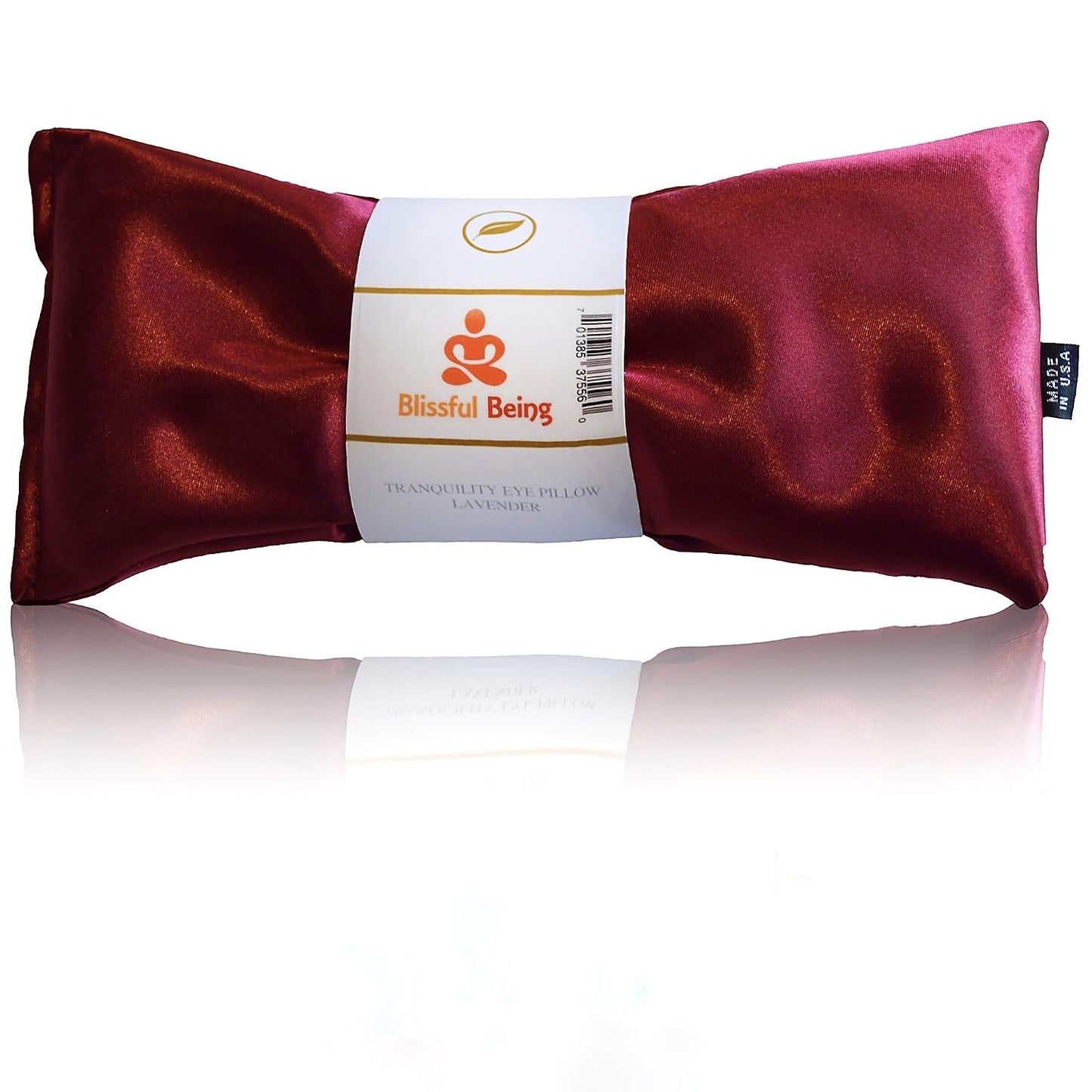Lavender Eye Pillow | Hot or Cold Weighted Satin Eye Mask Perfect for Sleeping, Yoga, Meditation | Gifts for Women, Birthday, Teachers | Natural Herbal Relaxation | Made in USA (Aqua)
