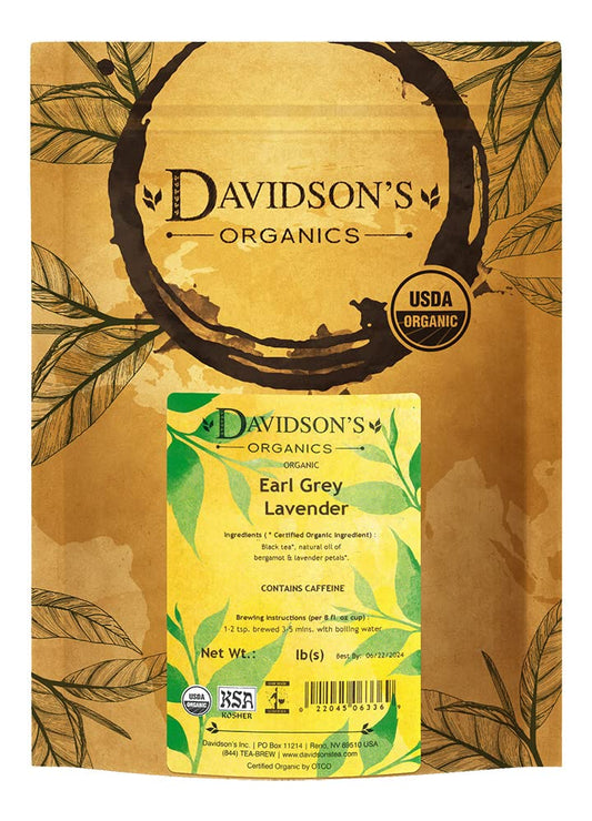Davidson's Tea Bulk, Earl Grey with Lavender, 16 Ounce