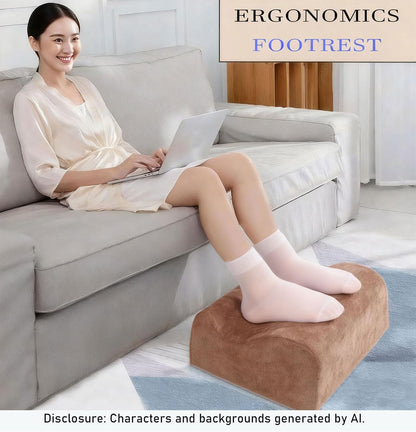 Work Foot Rest Under Desk,Comfort Foot Rest for Couch | Foot Rest For Under Desk at Work,At Soft Ergonomic Footrest,Support Foot Pillow,Heel Chair,Leg Elevation Pillow blue