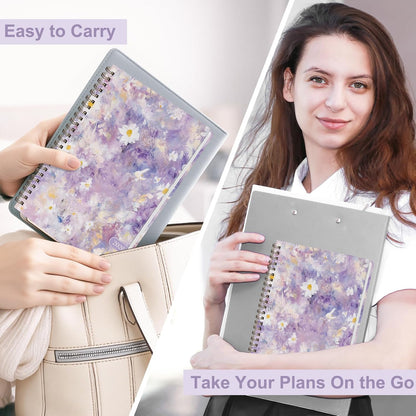 Weekly To Do List Notepad, 52 Sheets, Undated Weekly Planner, Letter Size | 8.5"x11", 100GSM, Thick Paper, Twin-Wire Spiral Bound, Tear Off Desk Pad, For Women & Man, Home School & Office Work